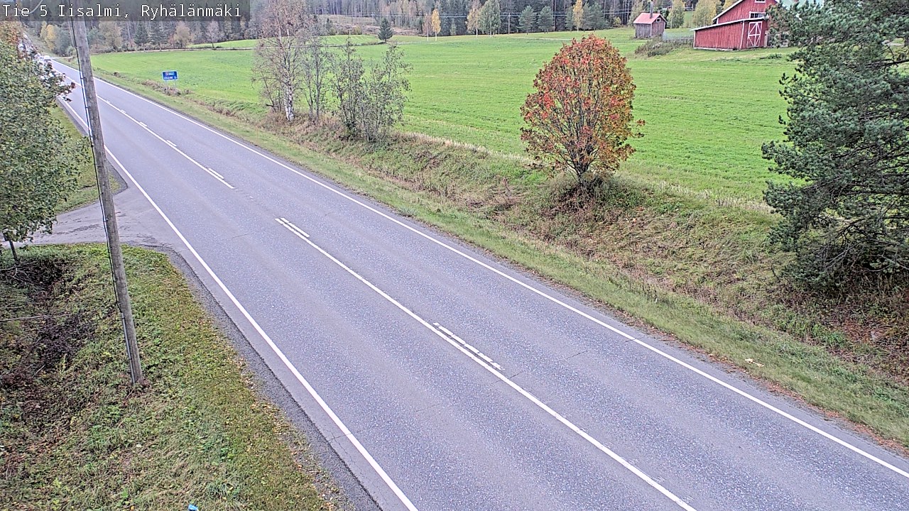 Weather Camera Image Väg 5 Idensalmi, Ryhälänmäki, Iisalmi, Pohjois-Savo