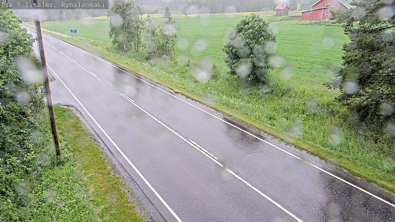 Weather Camera Image Väg 5 Idensalmi, Ryhälänmäki, Iisalmi, Pohjois-Savo