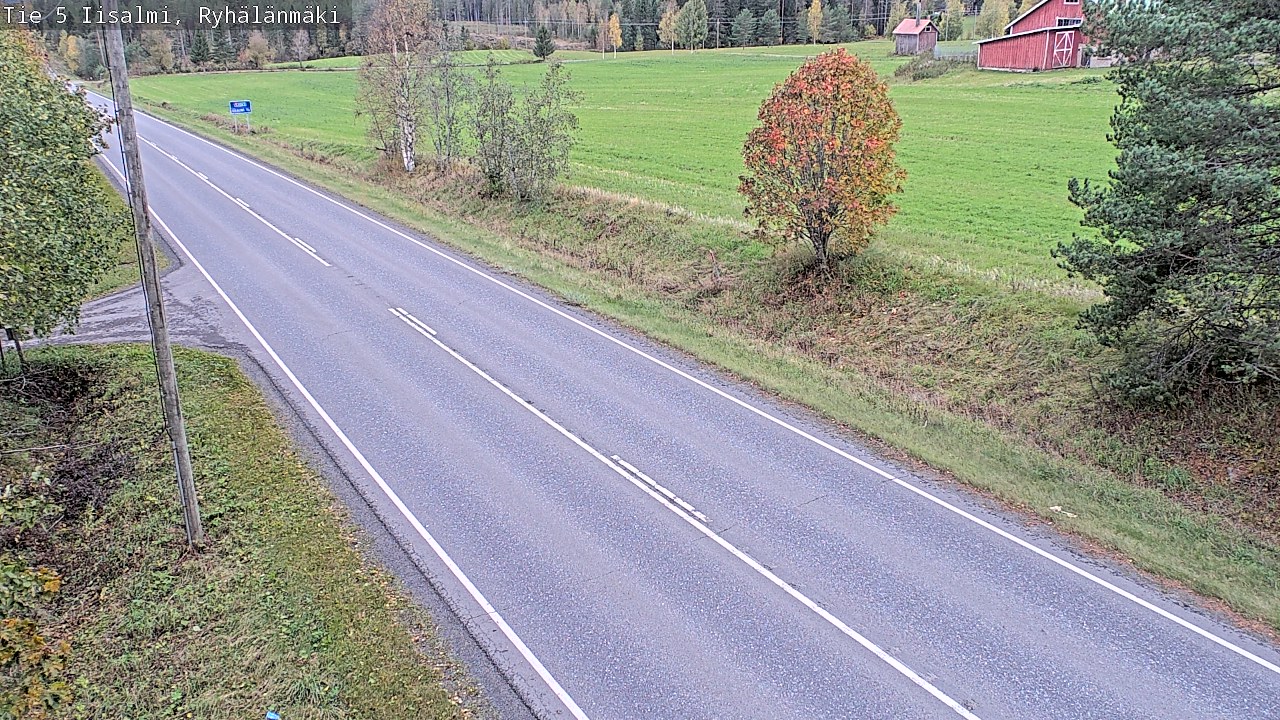 Weather Camera Image Väg 5 Idensalmi, Ryhälänmäki, Iisalmi, Pohjois-Savo