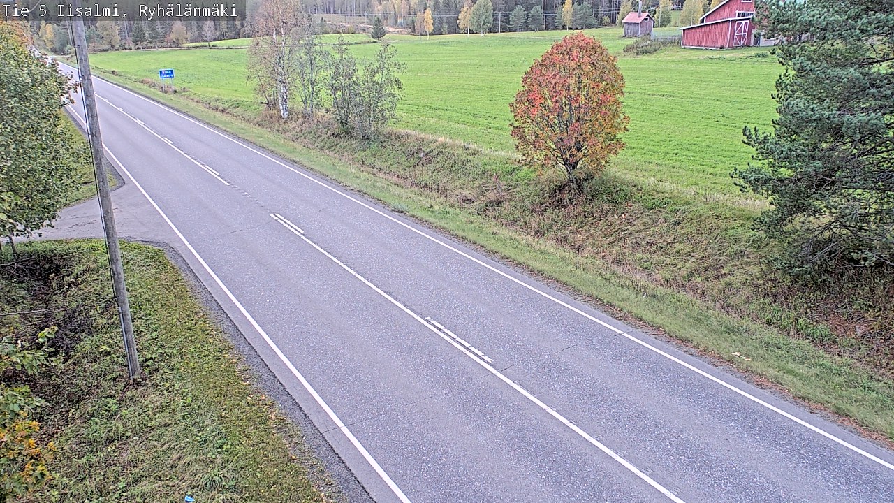 Weather Camera Image Väg 5 Idensalmi, Ryhälänmäki, Iisalmi, Pohjois-Savo