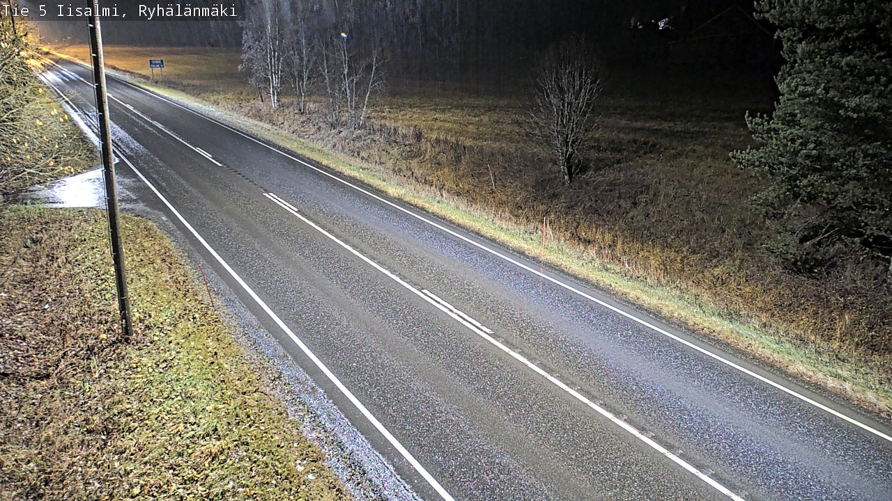 Weather Camera Image Väg 5 Idensalmi, Ryhälänmäki, Iisalmi, Pohjois-Savo