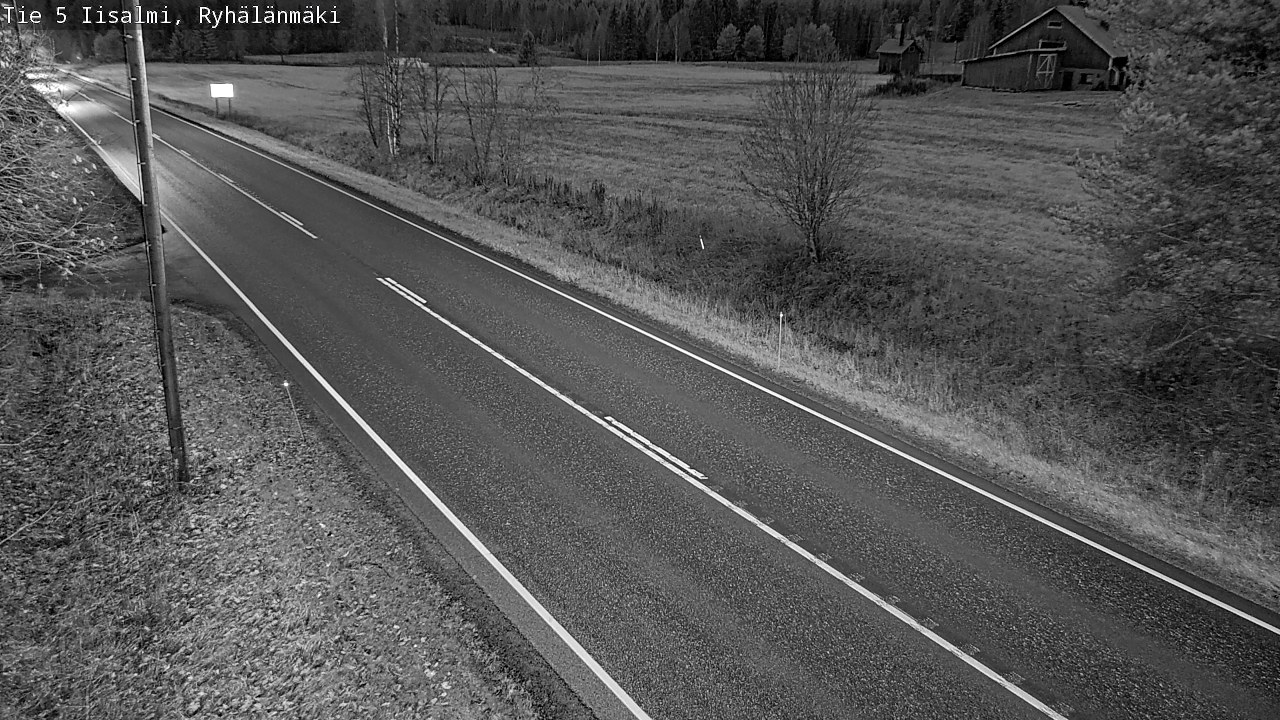 Weather Camera Image Väg 5 Idensalmi, Ryhälänmäki, Iisalmi, Pohjois-Savo