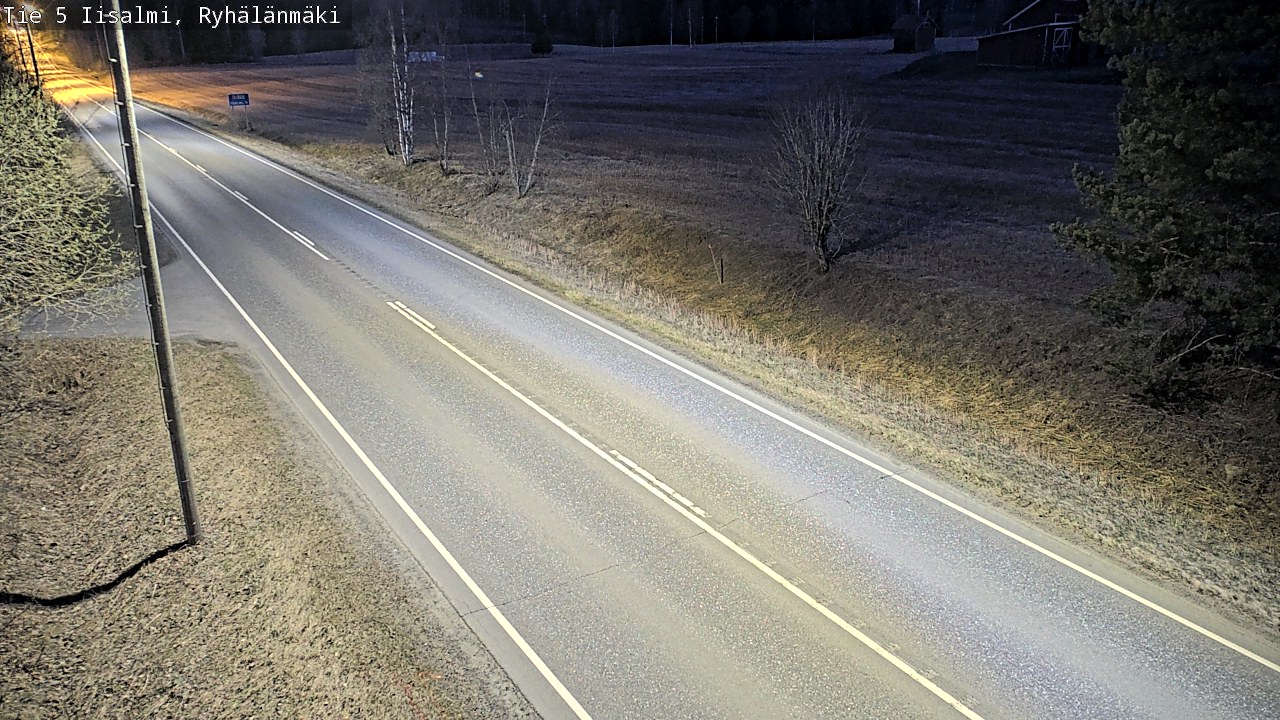 Weather Camera Image Väg 5 Idensalmi, Ryhälänmäki, Iisalmi, Pohjois-Savo