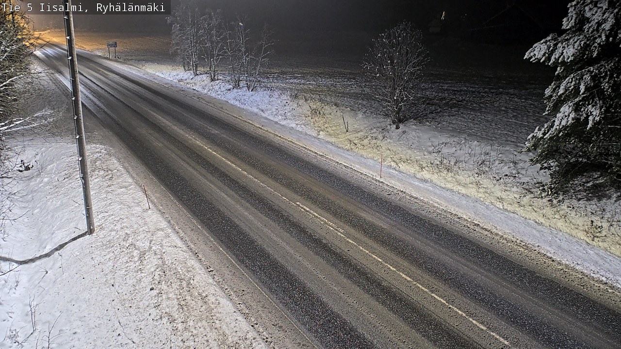 Weather Camera Image Väg 5 Idensalmi, Ryhälänmäki, Iisalmi, Pohjois-Savo