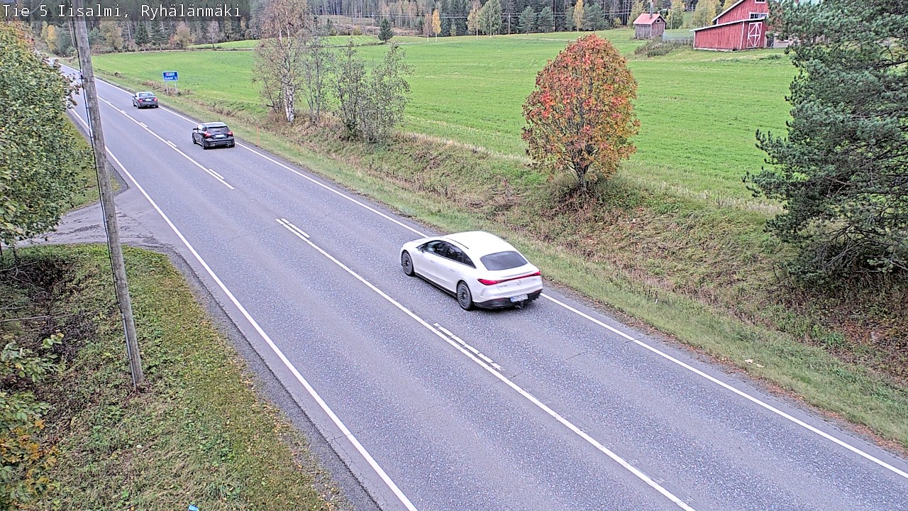 Weather Camera Image Väg 5 Idensalmi, Ryhälänmäki, Iisalmi, Pohjois-Savo
