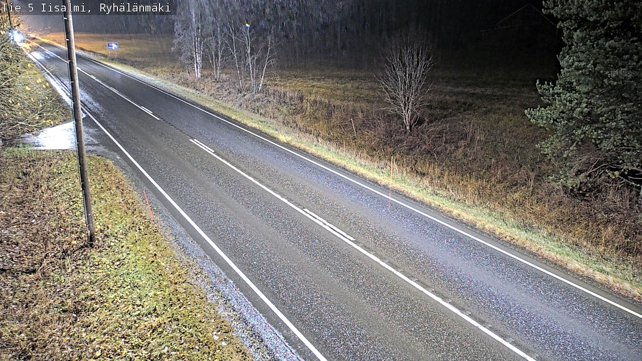 Weather Camera Image Väg 5 Idensalmi, Ryhälänmäki, Iisalmi, Pohjois-Savo