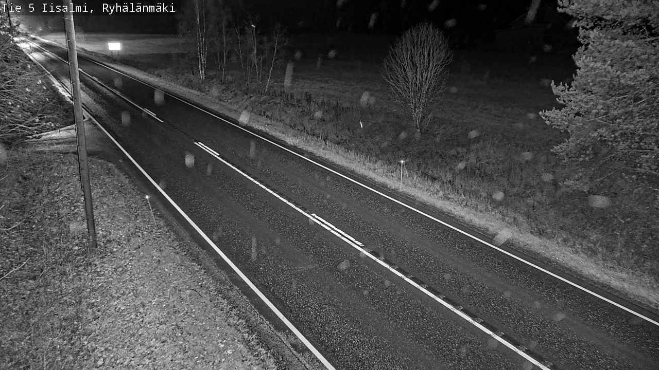 Weather Camera Image Väg 5 Idensalmi, Ryhälänmäki, Iisalmi, Pohjois-Savo