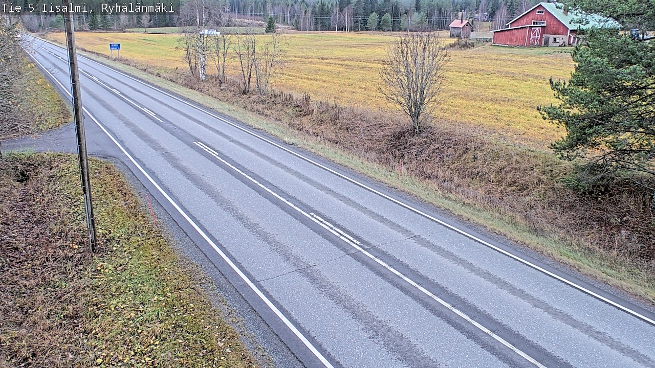 Weather Camera Image Väg 5 Idensalmi, Ryhälänmäki, Iisalmi, Pohjois-Savo