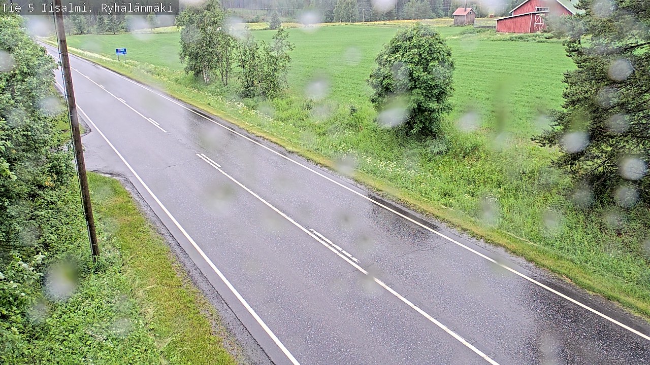 Weather Camera Image Väg 5 Idensalmi, Ryhälänmäki, Iisalmi, Pohjois-Savo