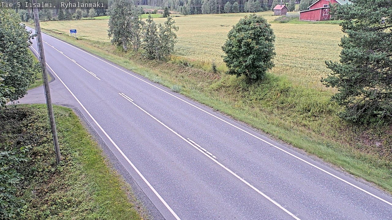 Weather Camera Image Väg 5 Idensalmi, Ryhälänmäki, Iisalmi, Pohjois-Savo