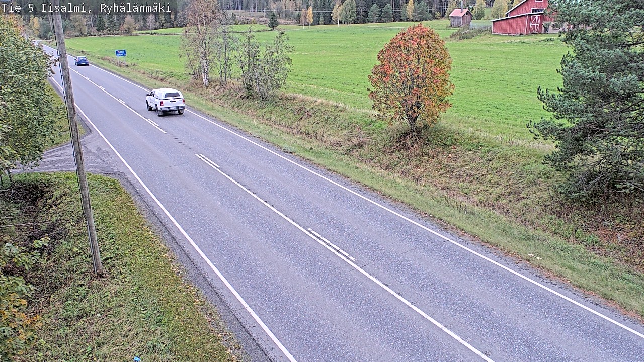 Weather Camera Image Väg 5 Idensalmi, Ryhälänmäki, Iisalmi, Pohjois-Savo