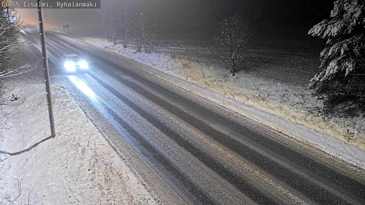 Weather Camera Image Väg 5 Idensalmi, Ryhälänmäki, Iisalmi, Pohjois-Savo