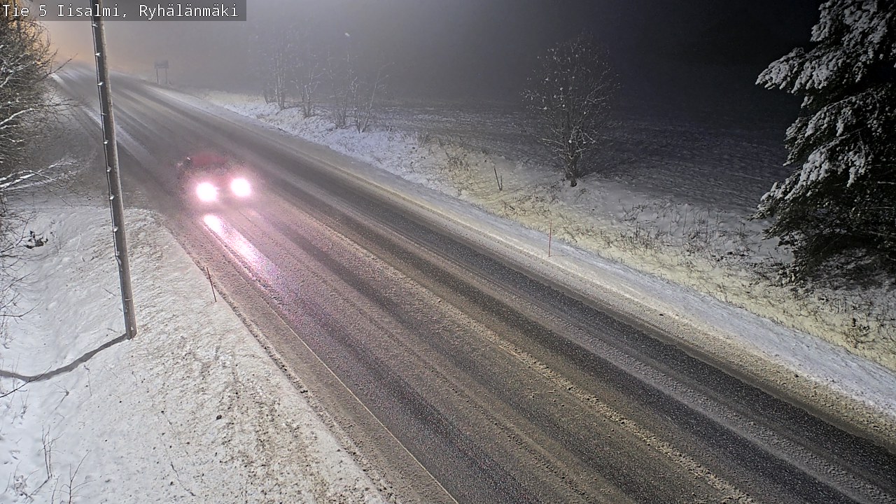 Weather Camera Image Väg 5 Idensalmi, Ryhälänmäki, Iisalmi, Pohjois-Savo