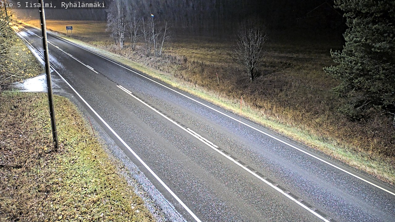 Weather Camera Image Väg 5 Idensalmi, Ryhälänmäki, Iisalmi, Pohjois-Savo