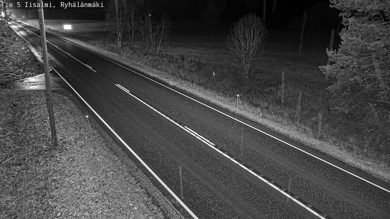 Weather Camera Image Väg 5 Idensalmi, Ryhälänmäki, Iisalmi, Pohjois-Savo