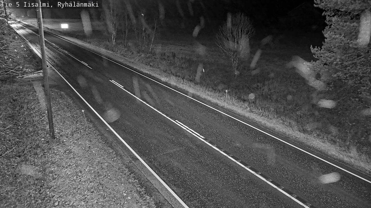Weather Camera Image Road 5 Iisalmi, Ryhälänmäki, Iisalmi, Pohjois-Savo