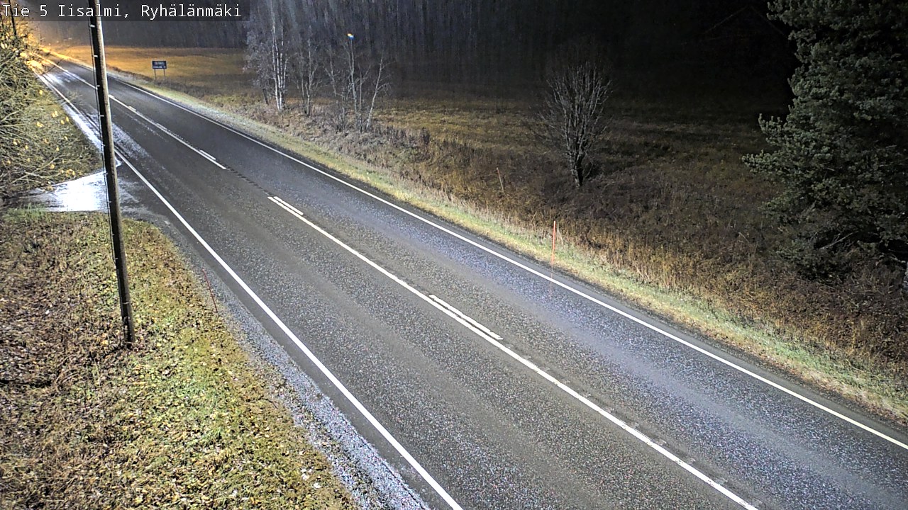 Weather Camera Image Väg 5 Idensalmi, Ryhälänmäki, Iisalmi, Pohjois-Savo