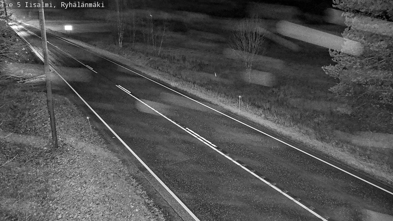 Weather Camera Image Road 5 Iisalmi, Ryhälänmäki, Iisalmi, Pohjois-Savo