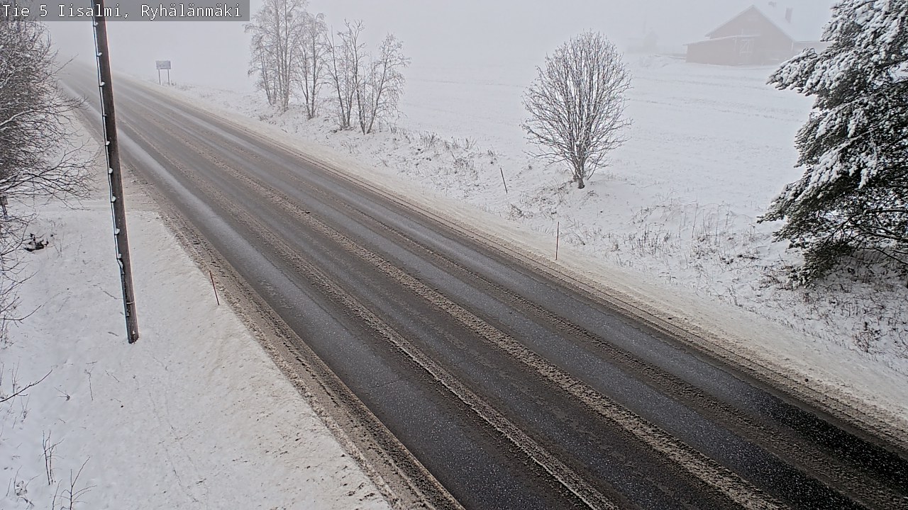 Weather Camera Image Väg 5 Idensalmi, Ryhälänmäki, Iisalmi, Pohjois-Savo