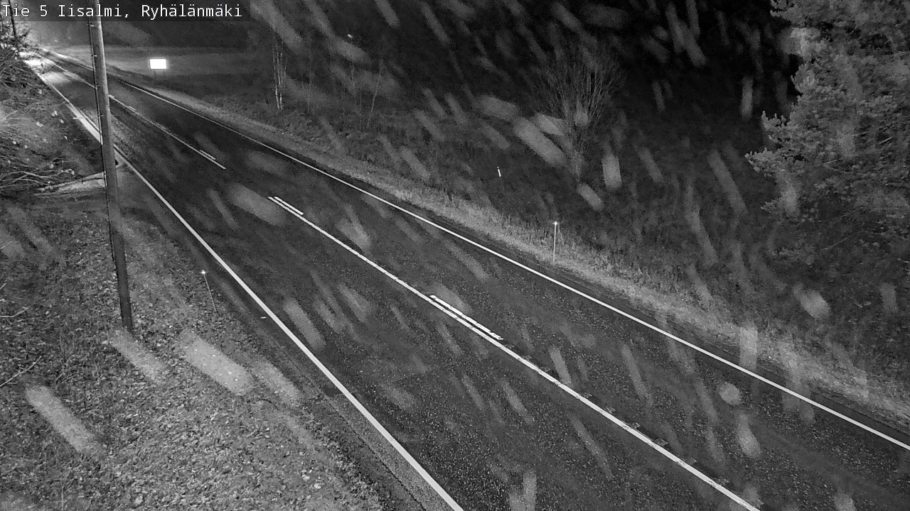 Weather Camera Image Road 5 Iisalmi, Ryhälänmäki, Iisalmi, Pohjois-Savo