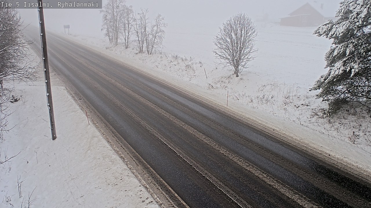 Weather Camera Image Väg 5 Idensalmi, Ryhälänmäki, Iisalmi, Pohjois-Savo