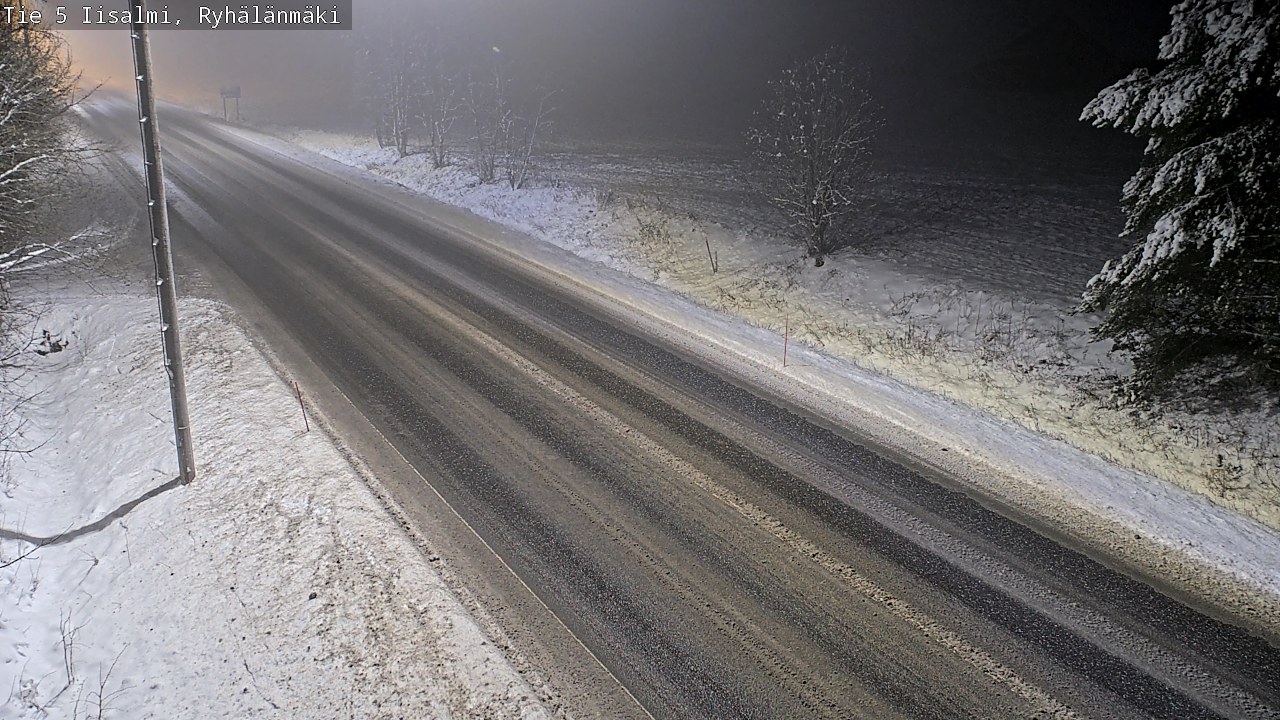 Weather Camera Image Väg 5 Idensalmi, Ryhälänmäki, Iisalmi, Pohjois-Savo