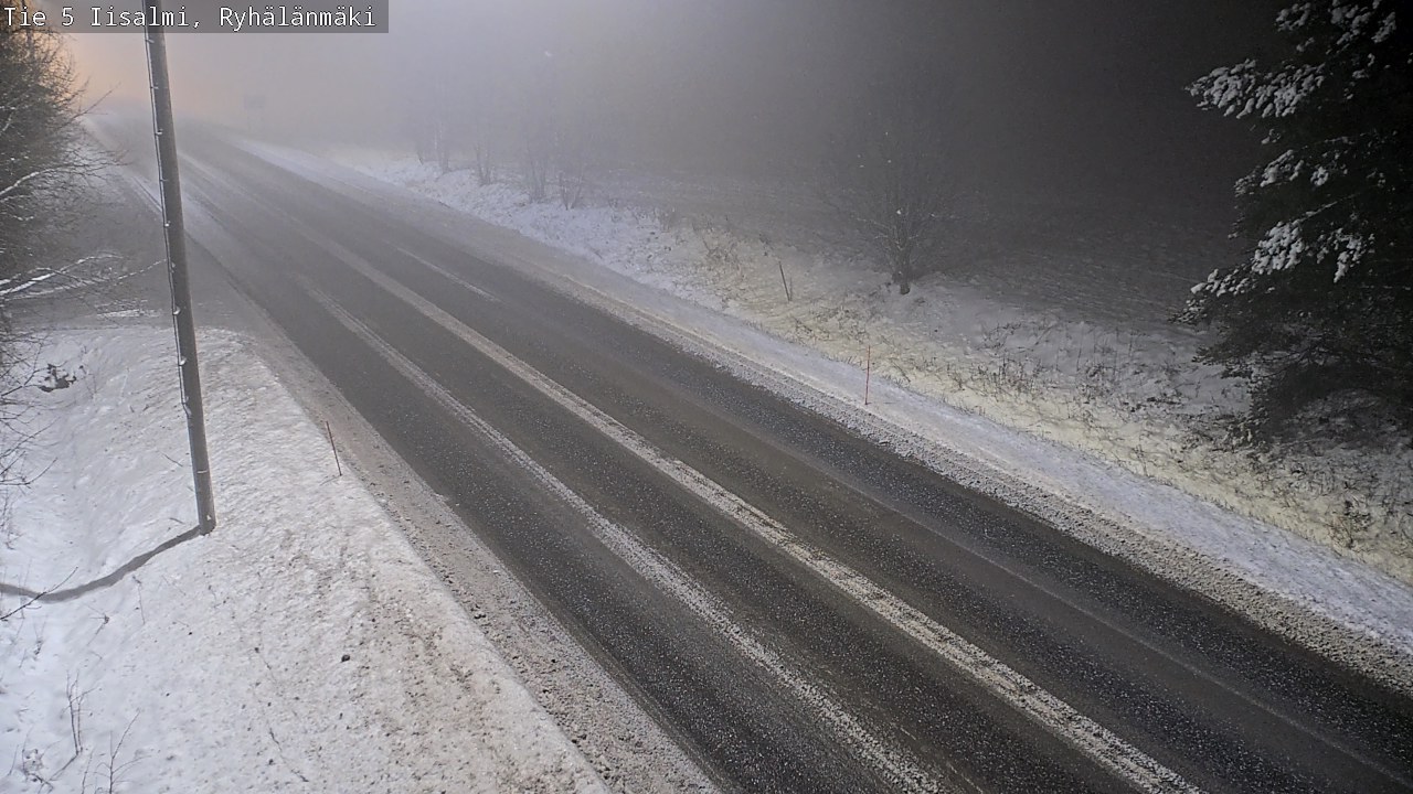 Weather Camera Image Väg 5 Idensalmi, Ryhälänmäki, Iisalmi, Pohjois-Savo