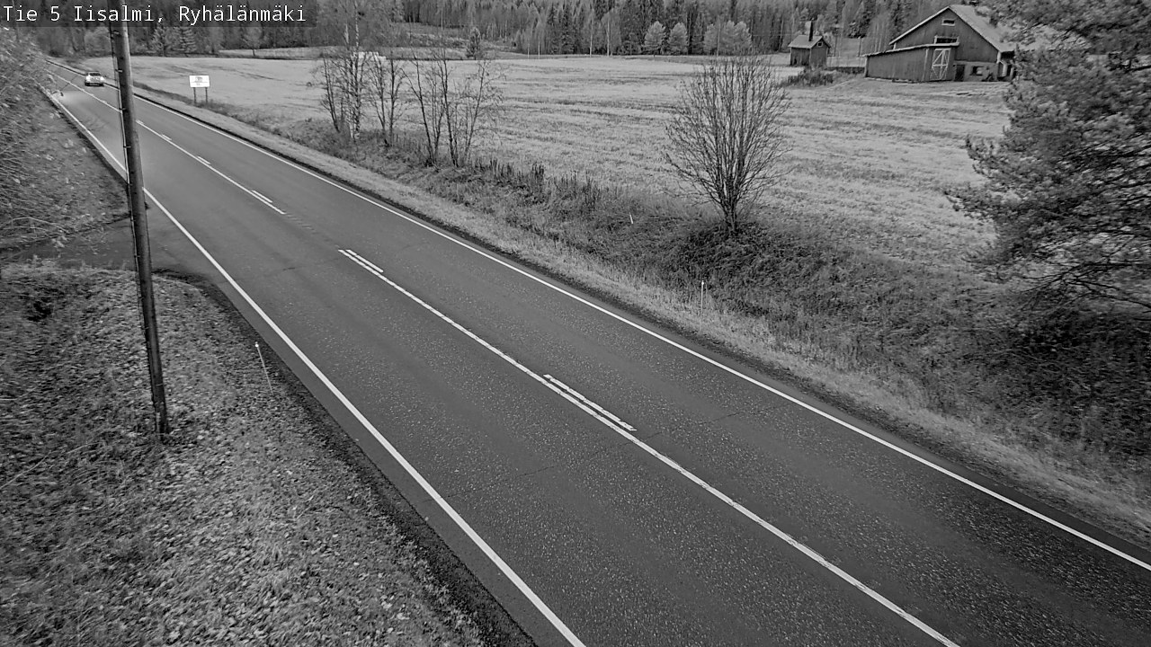 Weather Camera Image Väg 5 Idensalmi, Ryhälänmäki, Iisalmi, Pohjois-Savo