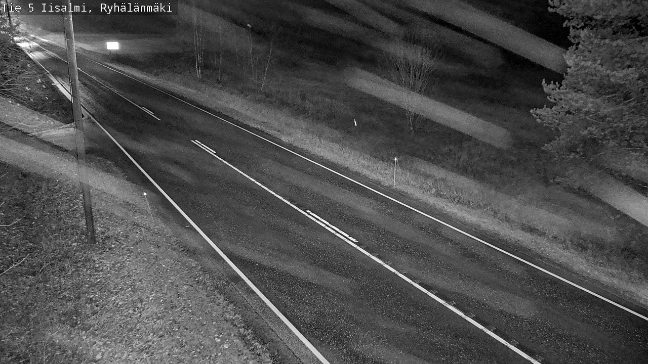 Weather Camera Image Road 5 Iisalmi, Ryhälänmäki, Iisalmi, Pohjois-Savo
