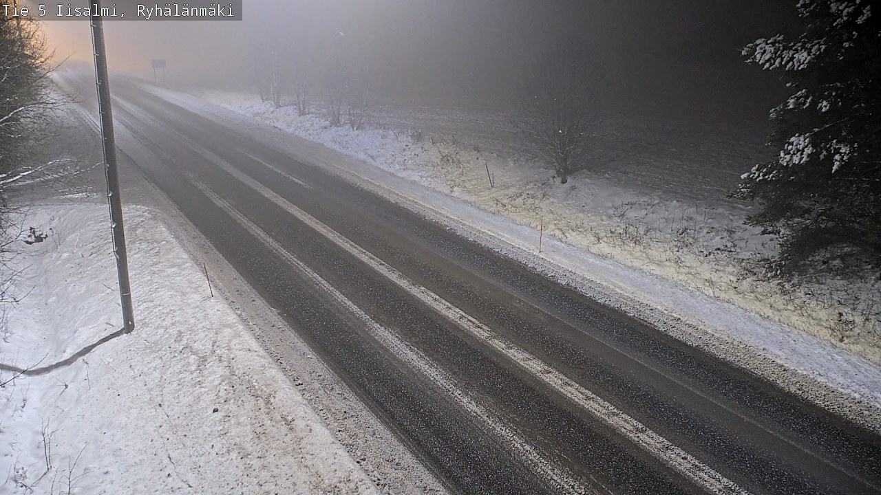 Weather Camera Image Väg 5 Idensalmi, Ryhälänmäki, Iisalmi, Pohjois-Savo