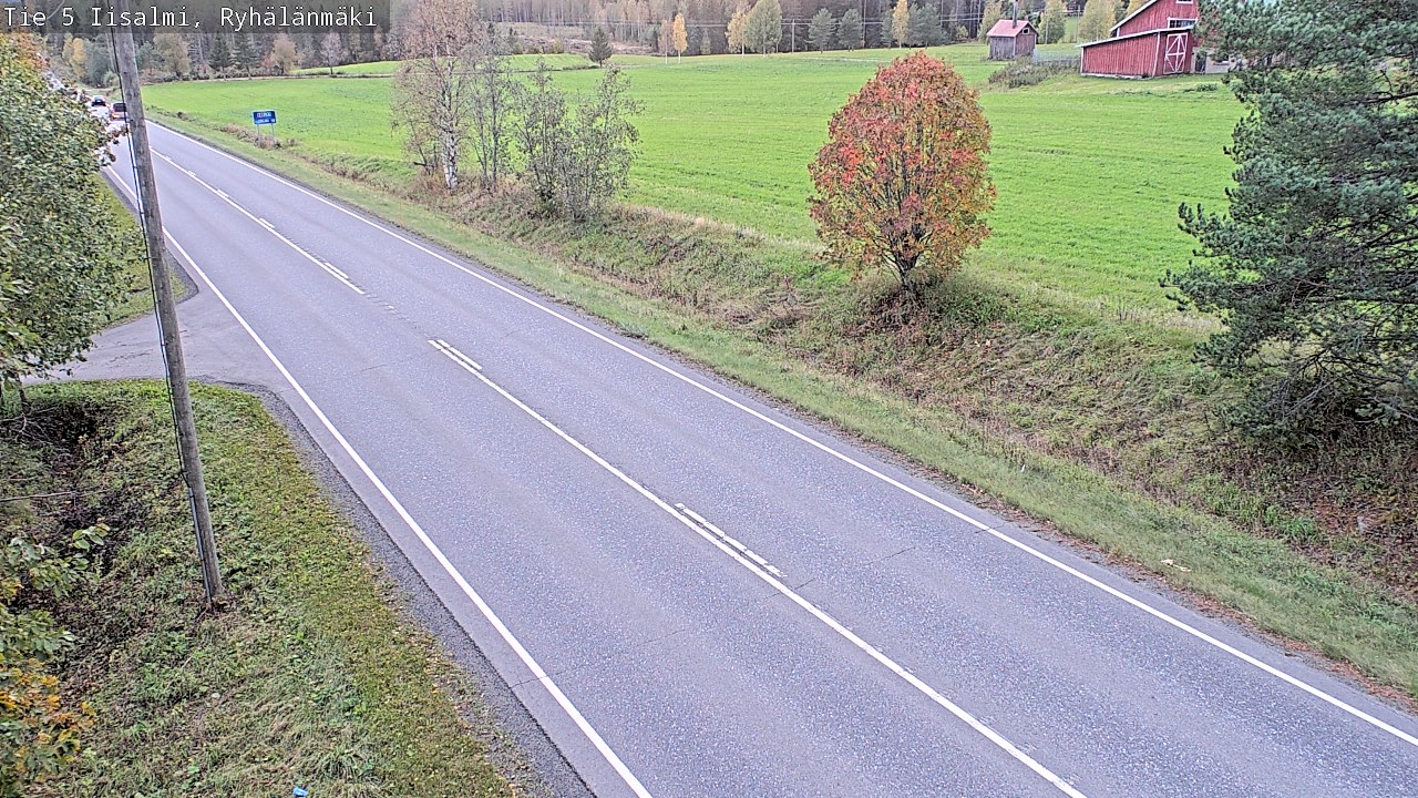 Weather Camera Image Väg 5 Idensalmi, Ryhälänmäki, Iisalmi, Pohjois-Savo