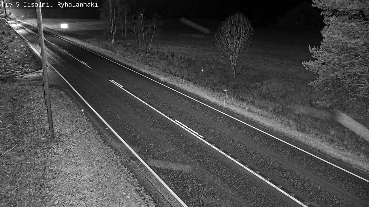 Weather Camera Image Väg 5 Idensalmi, Ryhälänmäki, Iisalmi, Pohjois-Savo