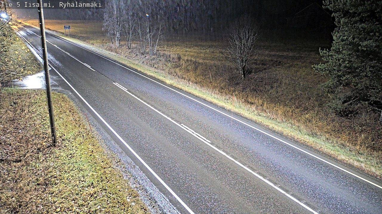 Weather Camera Image Väg 5 Idensalmi, Ryhälänmäki, Iisalmi, Pohjois-Savo
