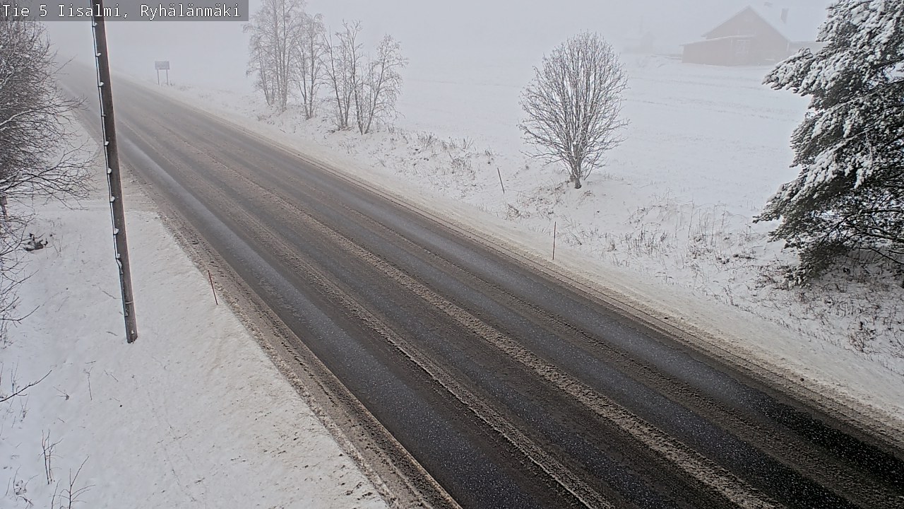 Weather Camera Image Väg 5 Idensalmi, Ryhälänmäki, Iisalmi, Pohjois-Savo
