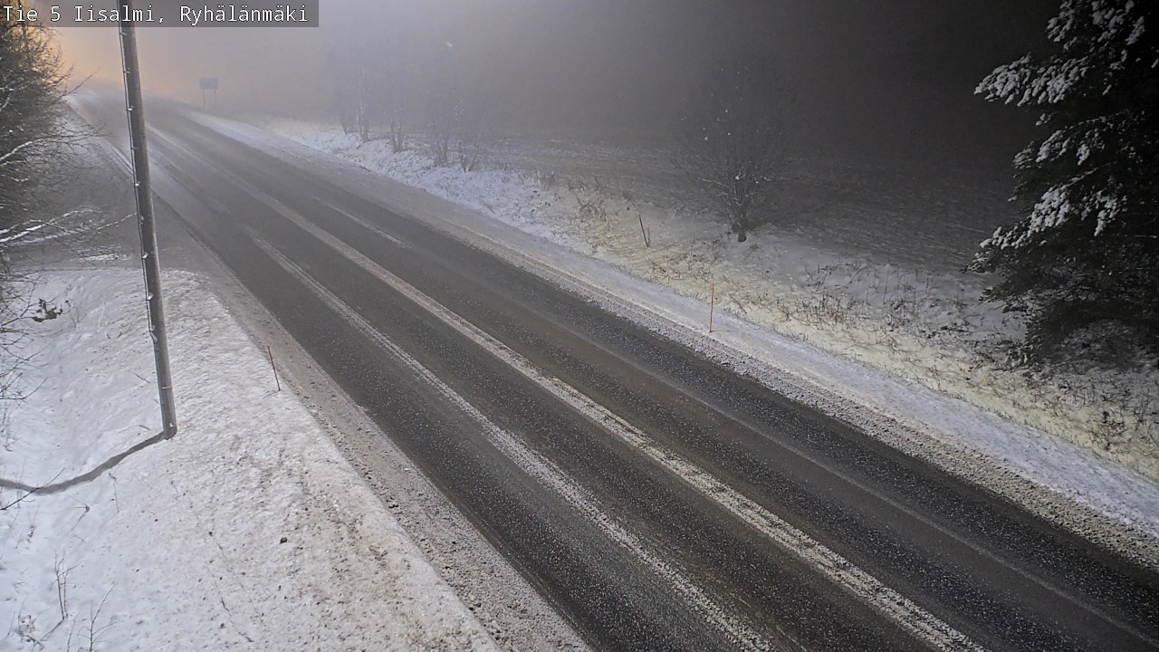Weather Camera Image Väg 5 Idensalmi, Ryhälänmäki, Iisalmi, Pohjois-Savo
