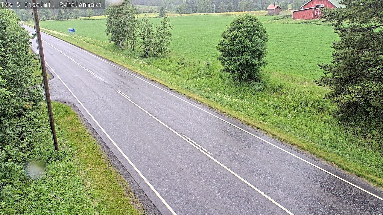 Weather Camera Image Väg 5 Idensalmi, Ryhälänmäki, Iisalmi, Pohjois-Savo