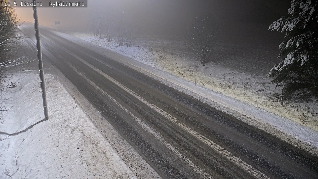 Weather Camera Image Väg 5 Idensalmi, Ryhälänmäki, Iisalmi, Pohjois-Savo
