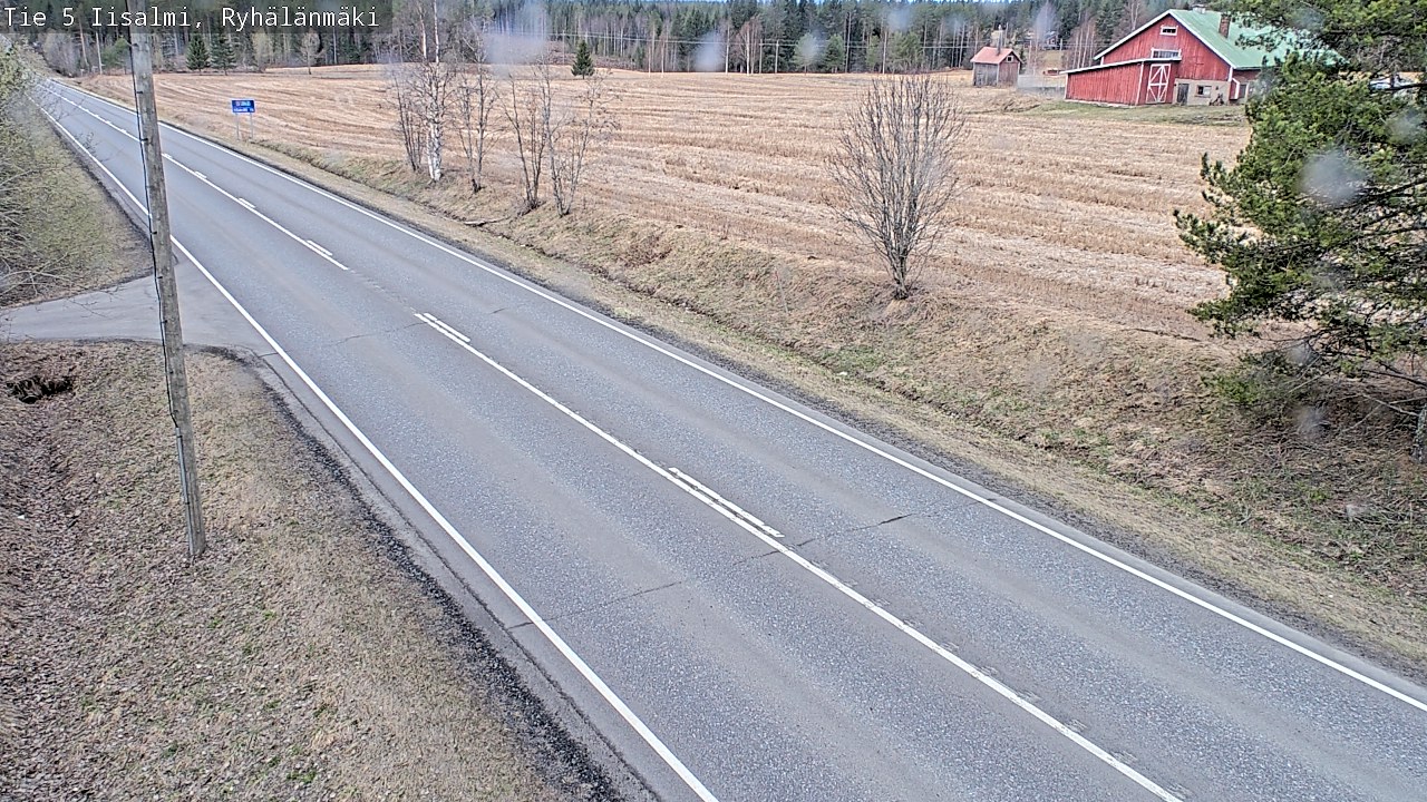 Weather Camera Image Väg 5 Idensalmi, Ryhälänmäki, Iisalmi, Pohjois-Savo