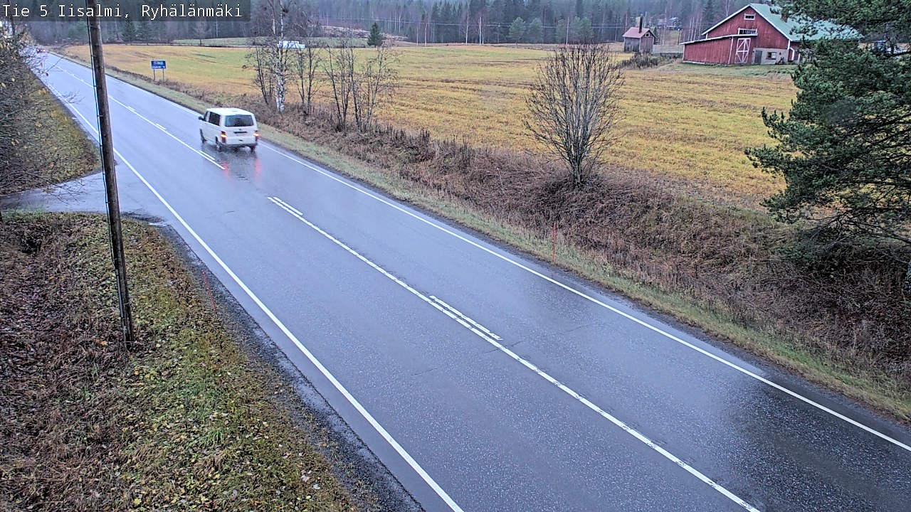 Weather Camera Image Väg 5 Idensalmi, Ryhälänmäki, Iisalmi, Pohjois-Savo