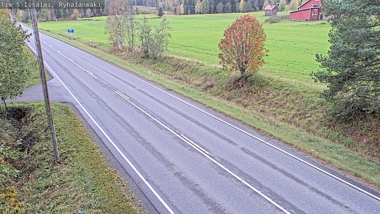 Weather Camera Image Väg 5 Idensalmi, Ryhälänmäki, Iisalmi, Pohjois-Savo