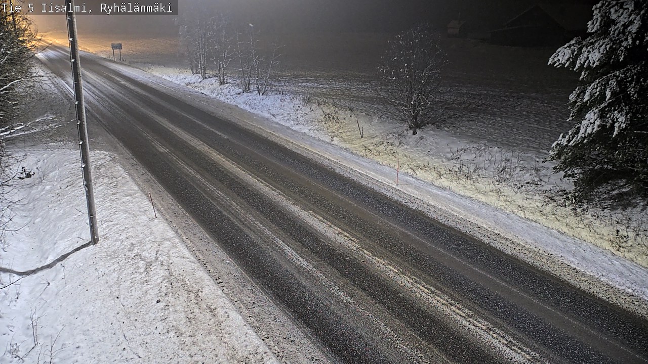 Weather Camera Image Väg 5 Idensalmi, Ryhälänmäki, Iisalmi, Pohjois-Savo