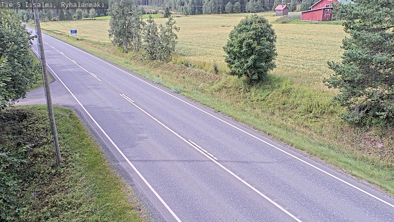 Weather Camera Image Väg 5 Idensalmi, Ryhälänmäki, Iisalmi, Pohjois-Savo