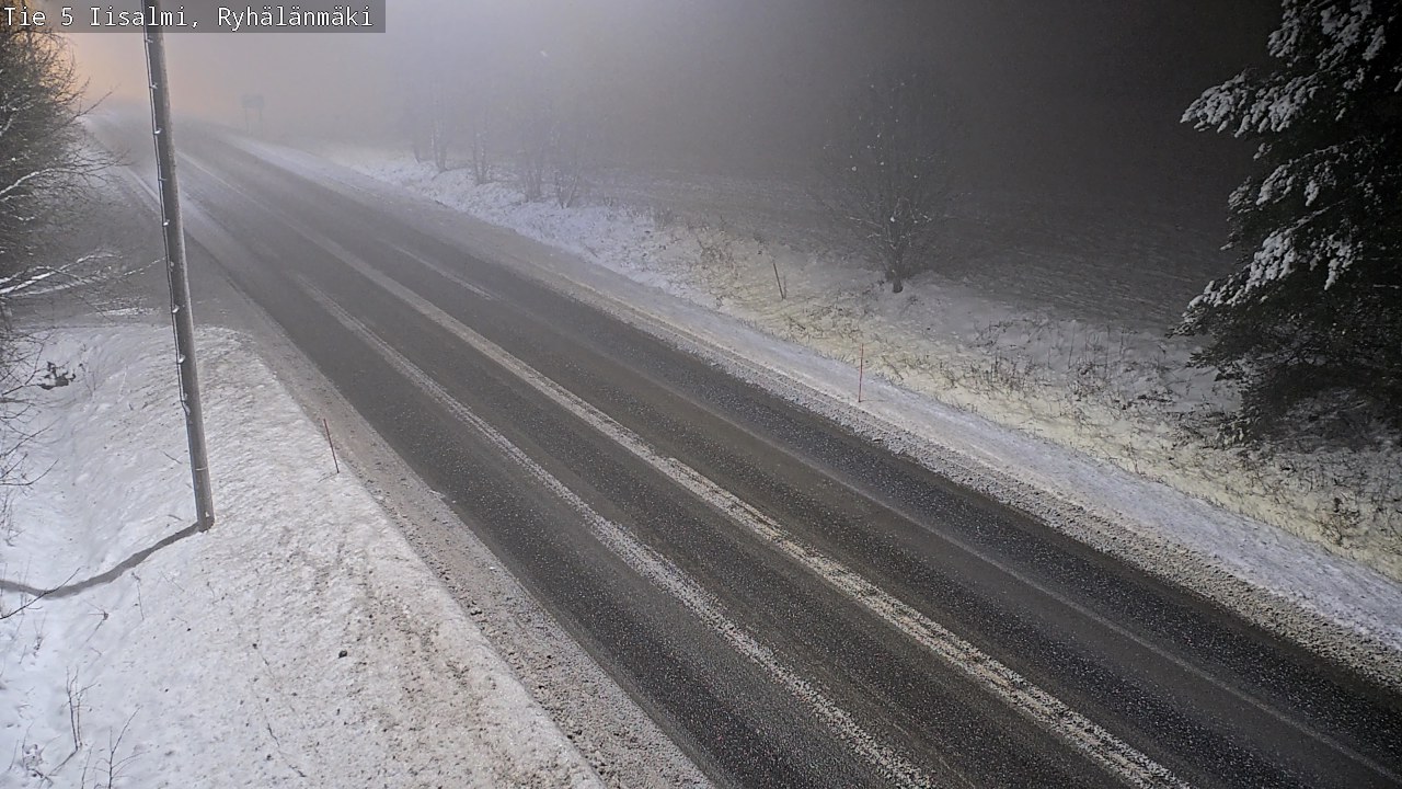Weather Camera Image Väg 5 Idensalmi, Ryhälänmäki, Iisalmi, Pohjois-Savo