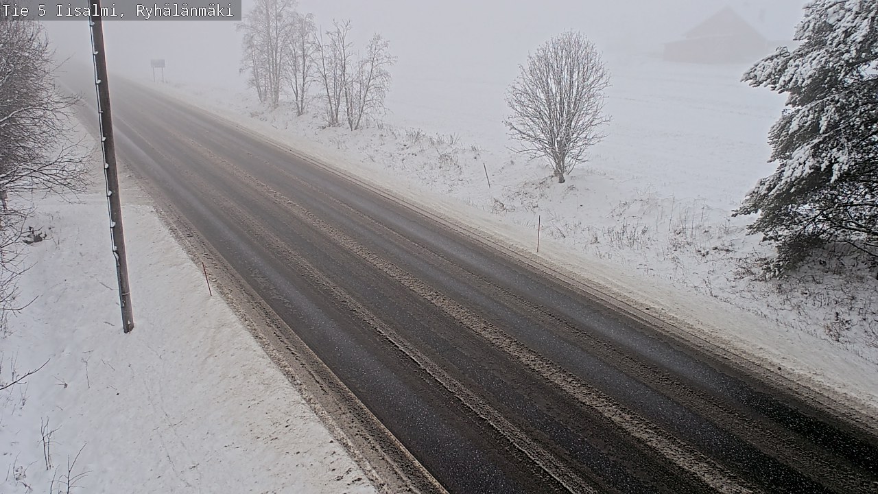 Weather Camera Image Väg 5 Idensalmi, Ryhälänmäki, Iisalmi, Pohjois-Savo