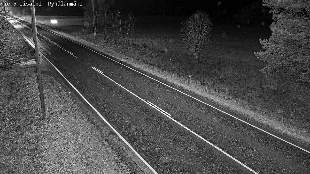 Weather Camera Image Road 5 Iisalmi, Ryhälänmäki, Iisalmi, Pohjois-Savo