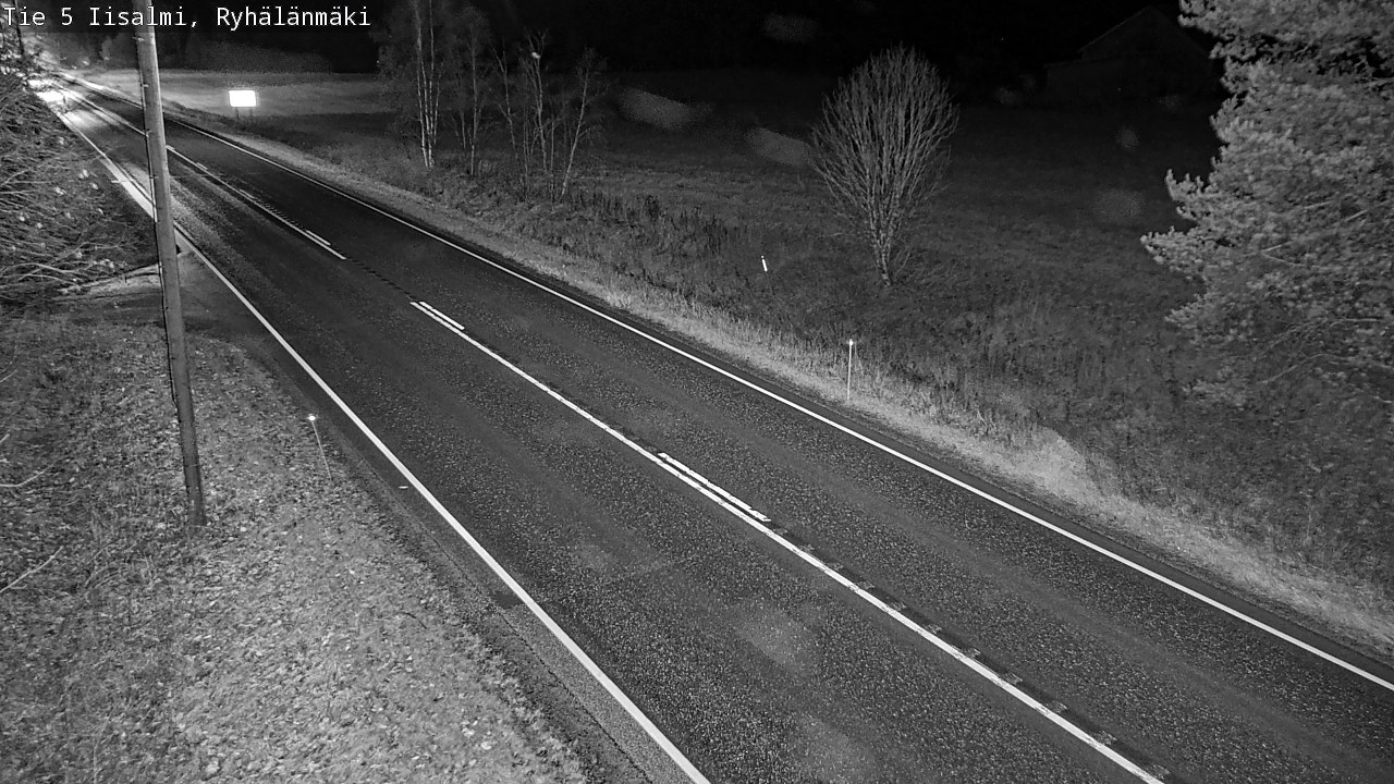 Weather Camera Image Road 5 Iisalmi, Ryhälänmäki, Iisalmi, Pohjois-Savo