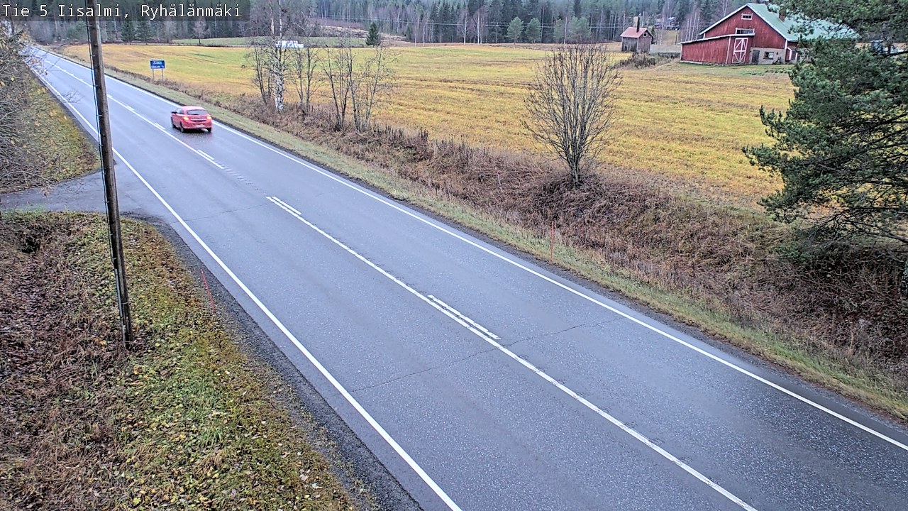 Weather Camera Image Väg 5 Idensalmi, Ryhälänmäki, Iisalmi, Pohjois-Savo