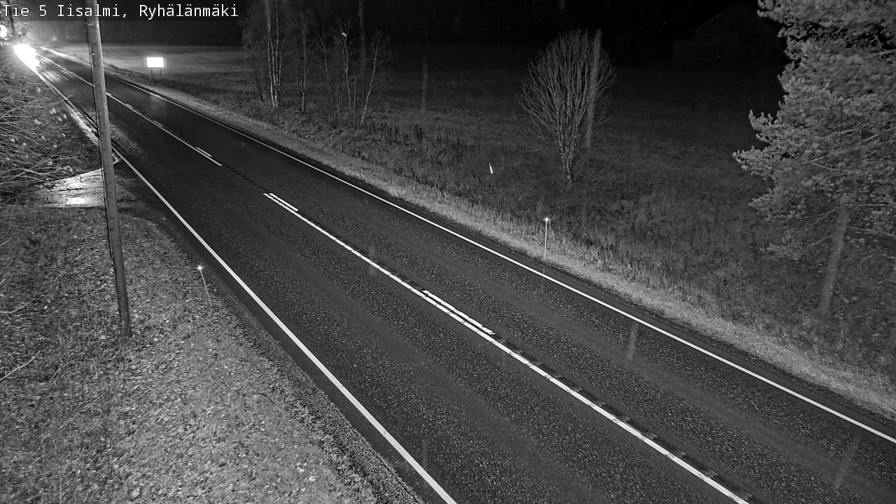 Weather Camera Image Väg 5 Idensalmi, Ryhälänmäki, Iisalmi, Pohjois-Savo