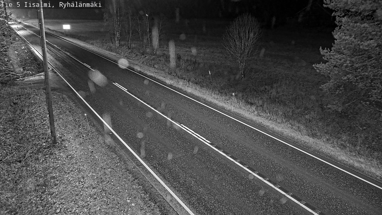 Weather Camera Image Road 5 Iisalmi, Ryhälänmäki, Iisalmi, Pohjois-Savo