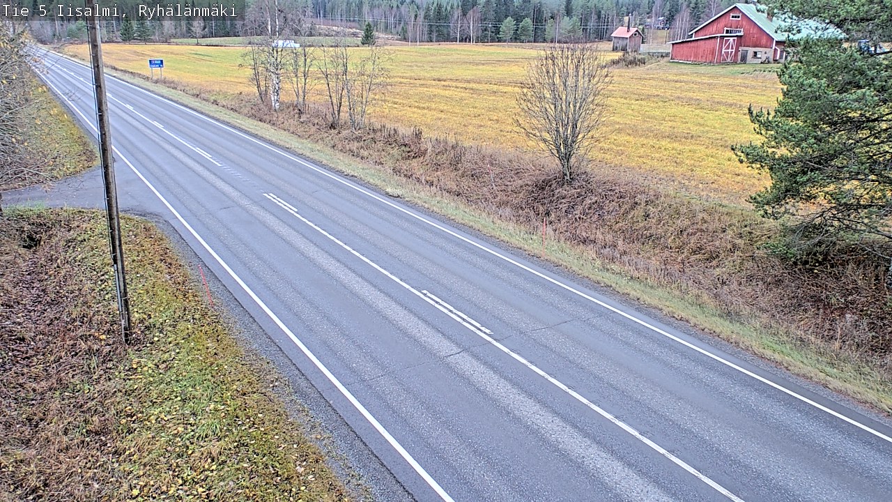 Weather Camera Image Väg 5 Idensalmi, Ryhälänmäki, Iisalmi, Pohjois-Savo